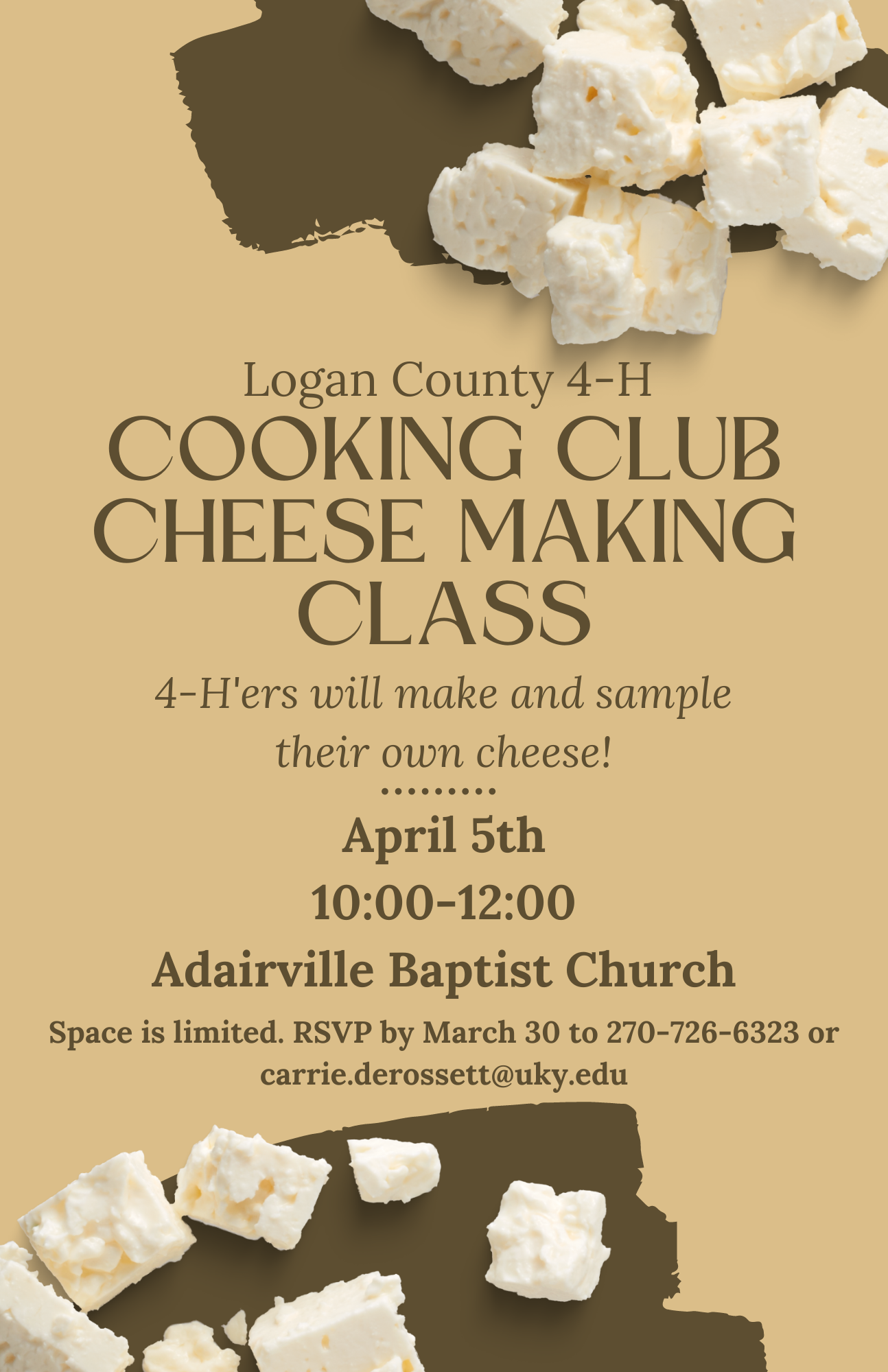 Cheese Making Class 4H Cooking Club Logan County Extension Office
